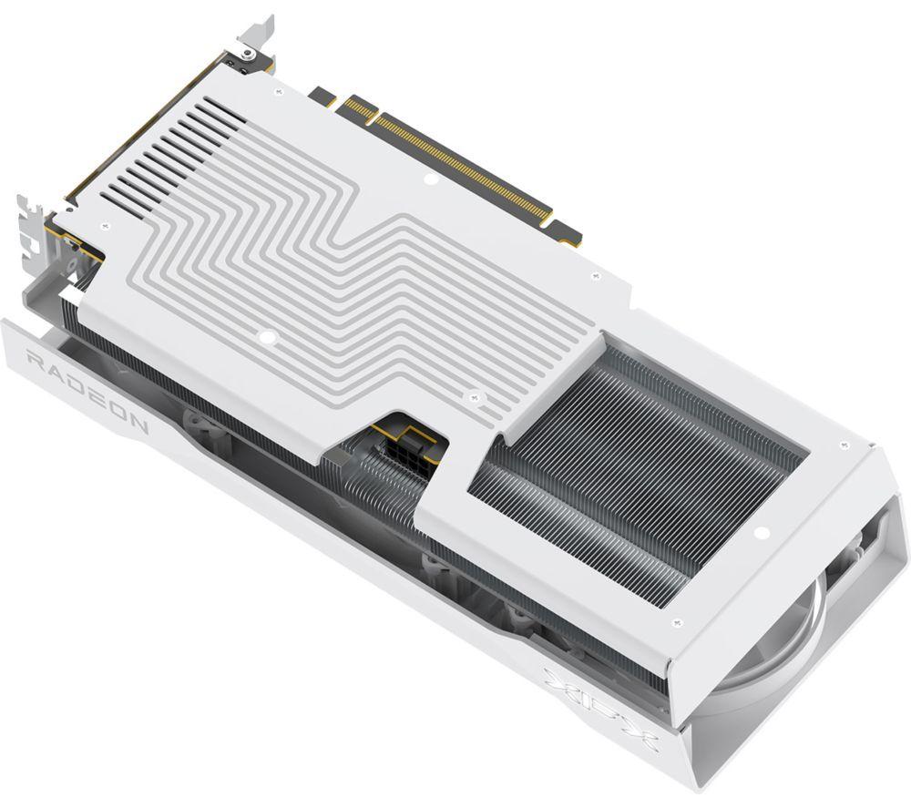 XFX Radeon RX 9060 XT 16 GB Swift Triple Fan OC Card - White image number 5 of 8