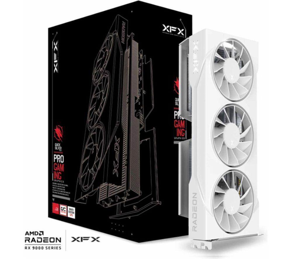 XFX Radeon RX 9060 XT 16 GB Swift Triple Fan OC Card - White image number 8 of 8