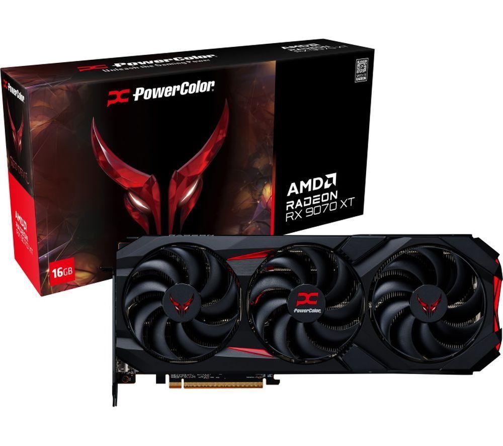 POWERCOLOR Radeon RX 9070 XT 16 GB Red Devil Graphics Card image number 3 of 5