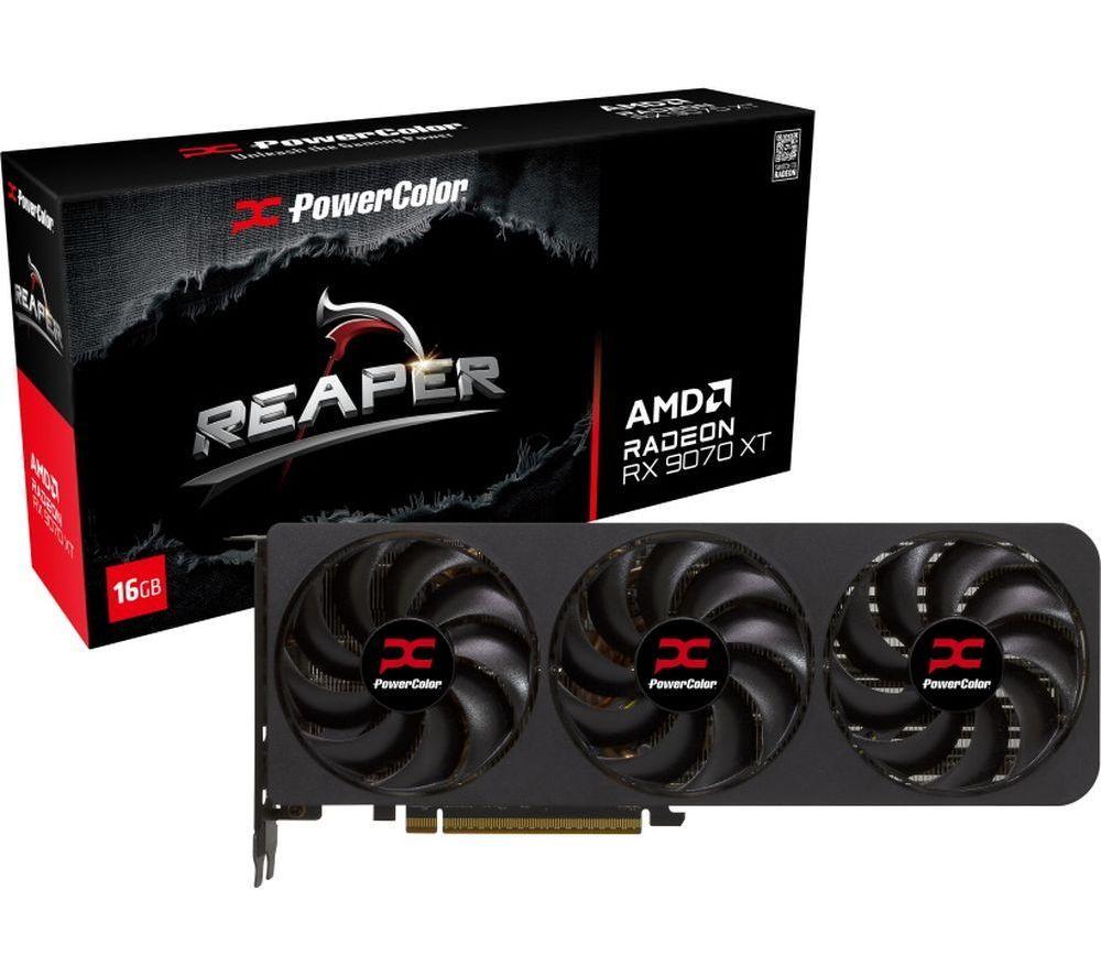 POWERCOLOR Radeon RX 9070 XT 16 GB Reaper Graphics Card image number 4 of 5