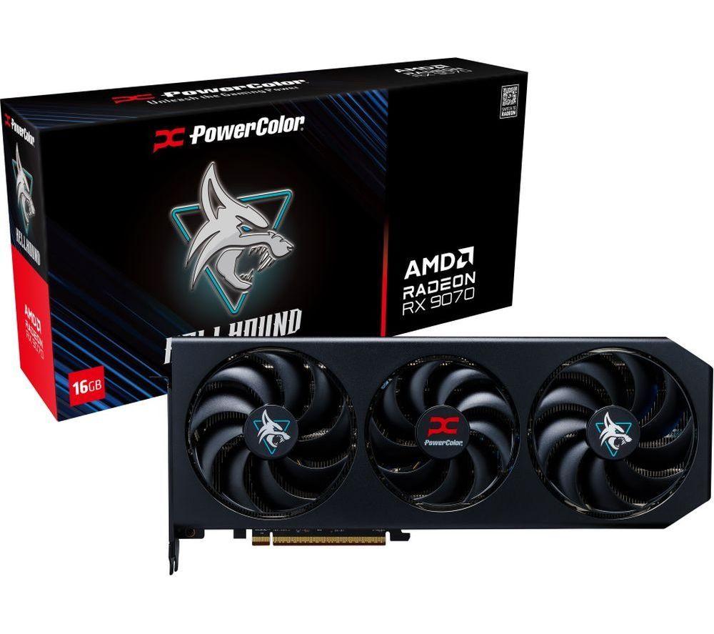 POWERCOLOR Radeon RX 9070 16 GB Hellhound Graphics Card image number 5 of 5