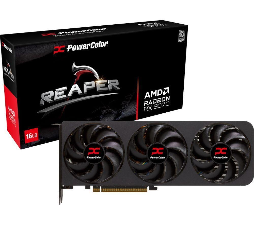 POWERCOLOR Radeon RX 9070 16 GB Reaper Graphics Card image number 3 of 5