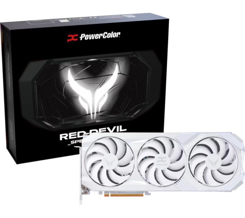 POWERCOLOR Radeon RX 9070 XT 16 GB Red Devil Graphics Card - White image number 3 of 5