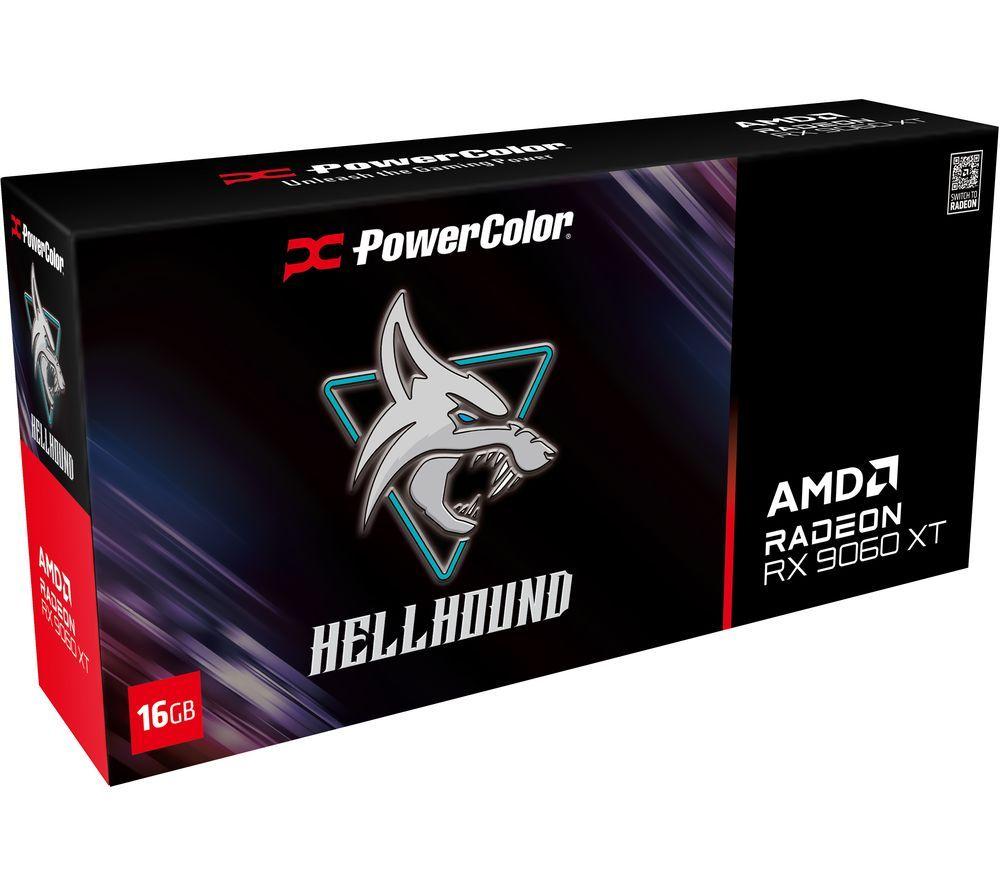 POWERCOLOR Radeon RX 9060 XT 16 GB Hellhound Graphics Card image number 5 of 18