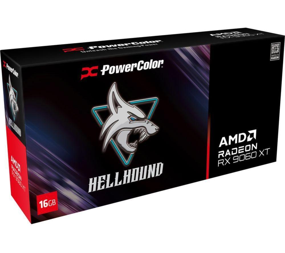 POWERCOLOR Radeon RX 9060 XT 16 GB Hellhound Graphics Card image number 9 of 18