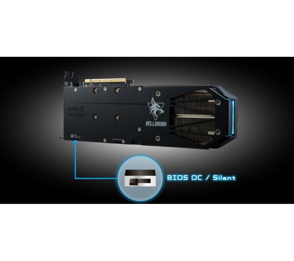 POWERCOLOR Radeon RX 9060 XT 16 GB Hellhound Graphics Card image number 12 of 18