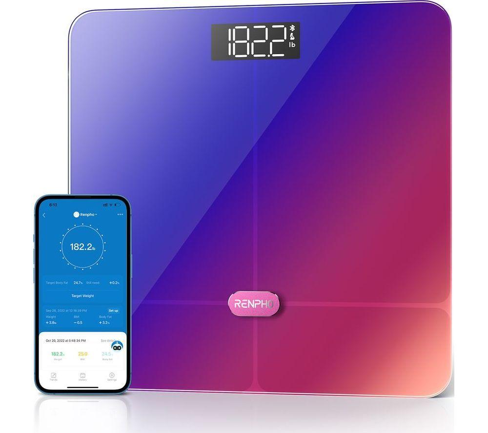 RENPHO Elis 2 Smart Body Scale - Red & Pink
