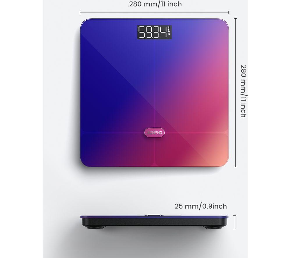 RENPHO Elis 2 Smart Body Scale - Red & Pink image number 2 of 2