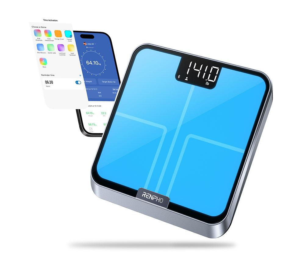 RENPHO Elis Chroma Smart Body Scale - Black image number 5 of 10