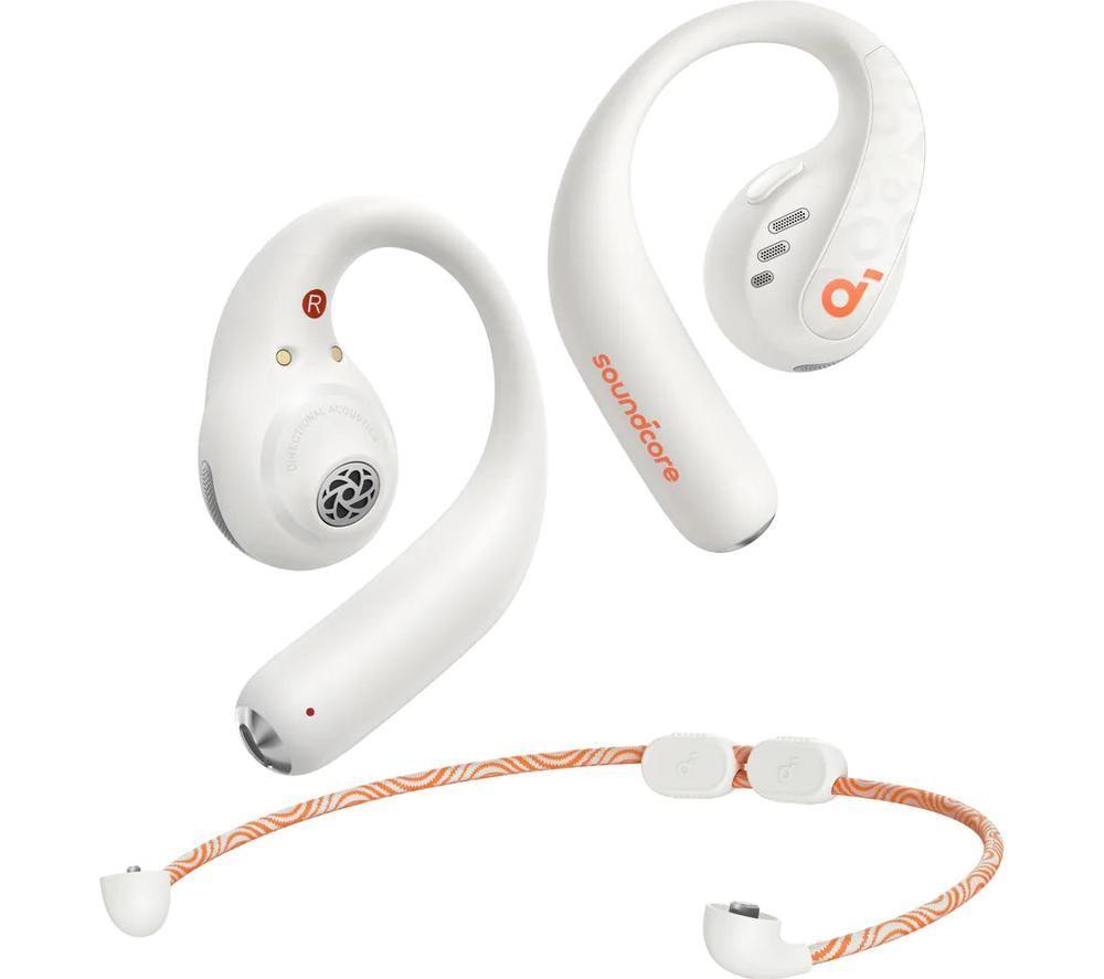 SOUNDCORE AeroFit Pro Wireless Bluetooth Sports Earbuds - Frost White