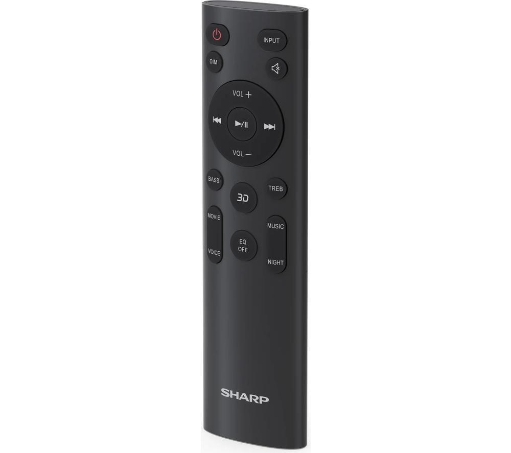SHARP HT-SB700 2.0.2 Compact Sound Bar with Dolby Atmos - Black image number 2 of 7