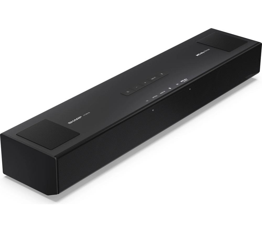 SHARP HT-SB700 2.0.2 Compact Sound Bar with Dolby Atmos - Black image number 5 of 7