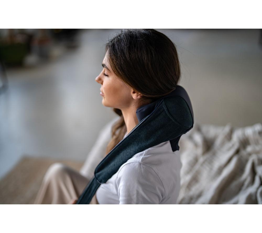 MEDIVON Hyperion Shiatsu Neck Massager - Green and Blue image number 5 of 8