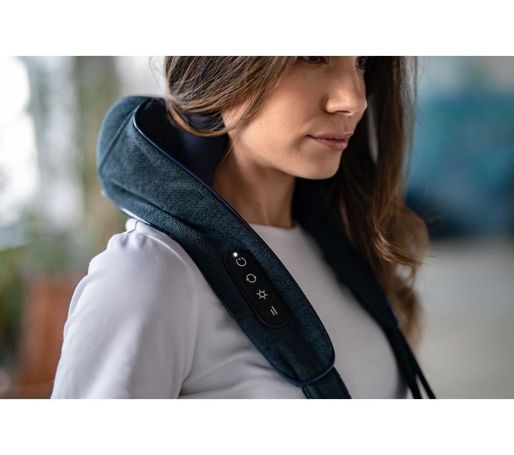 MEDIVON Hyperion Shiatsu Neck Massager - Green and Blue image number 6 of 8