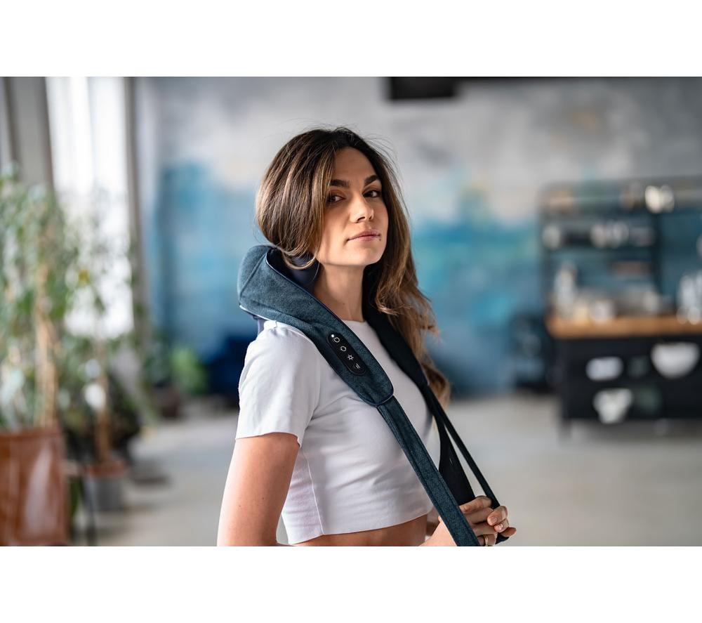 MEDIVON Hyperion Shiatsu Neck Massager - Green and Blue image number 8 of 8