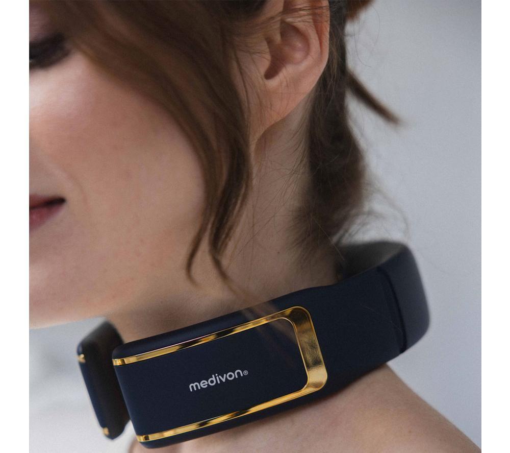 MEDIVON Ultra EMS Pro Neck Massager - Gold & Blue image number 11 of 14