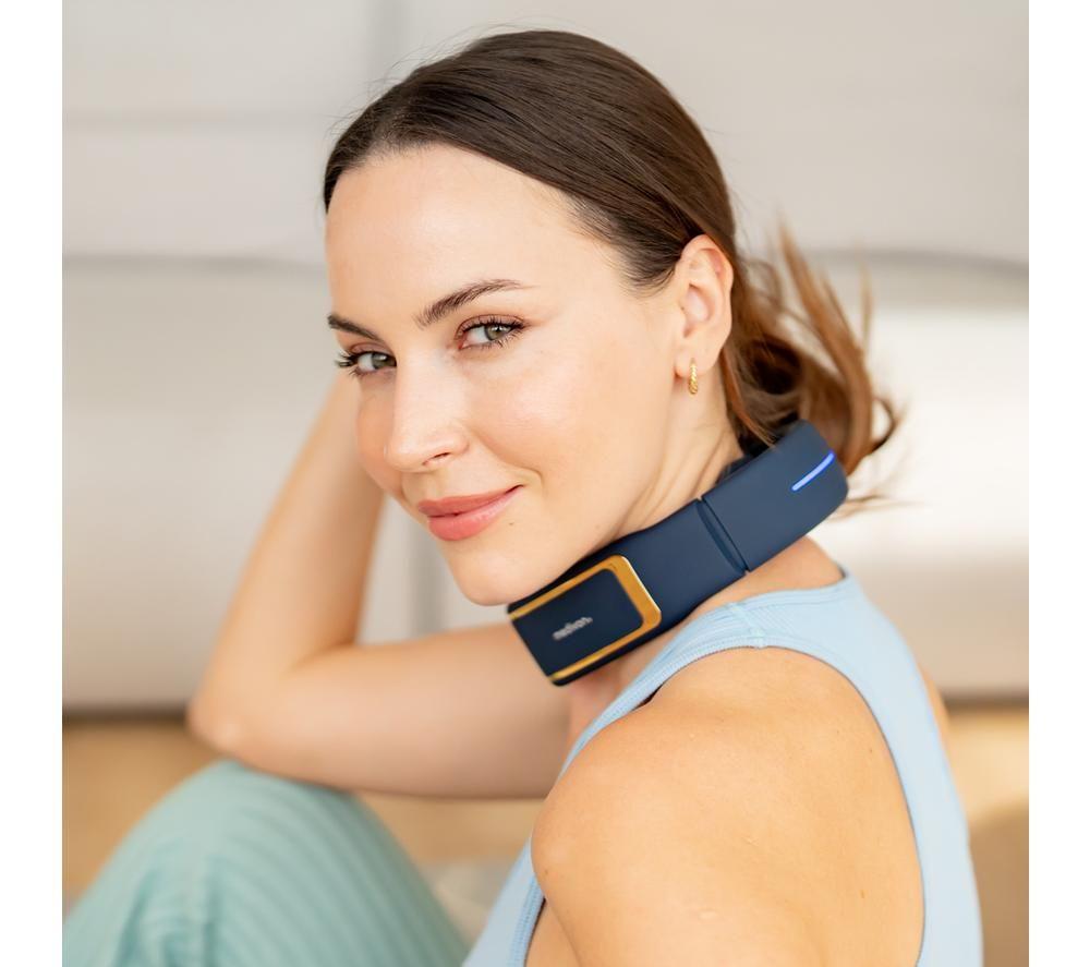 MEDIVON Ultra EMS Pro Neck Massager - Gold & Blue image number 12 of 14