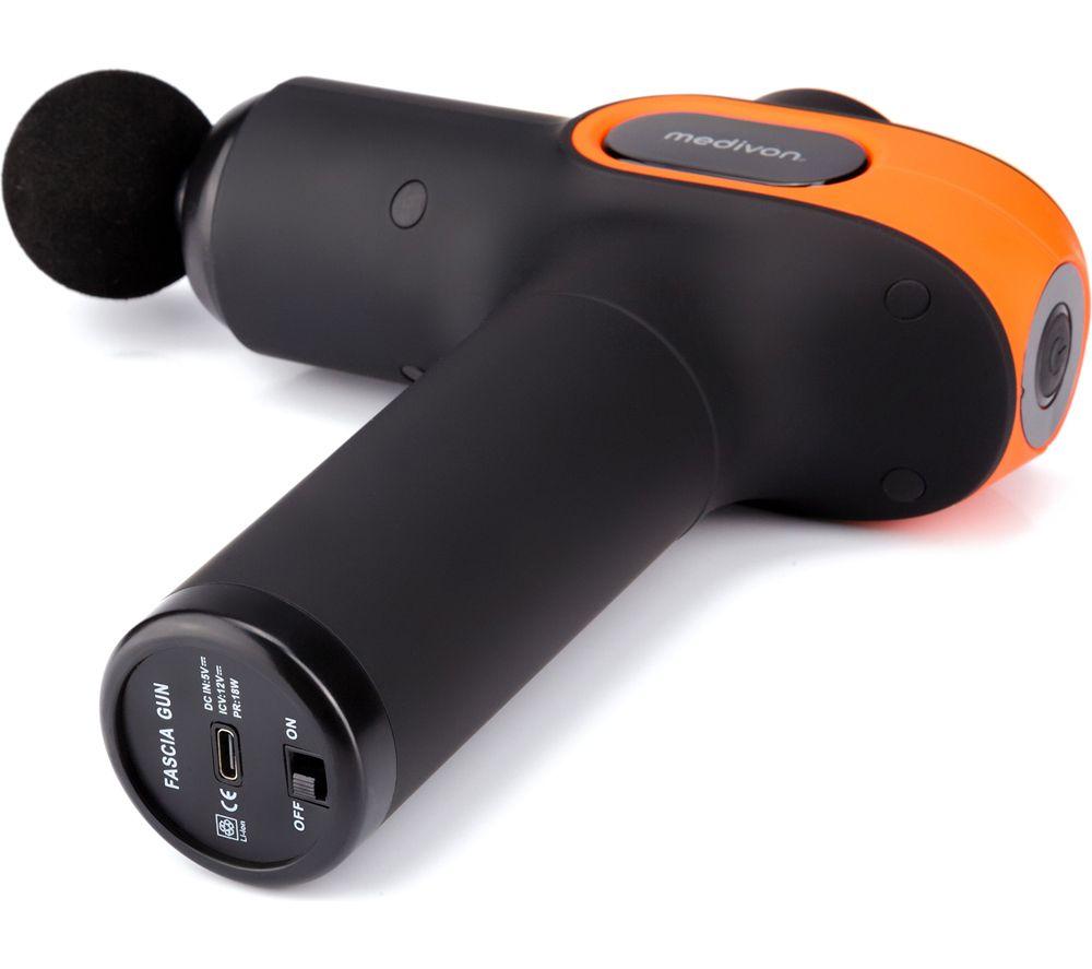 MEDIVON Vital Body Massage Gun - Black & Orange image number 3 of 7
