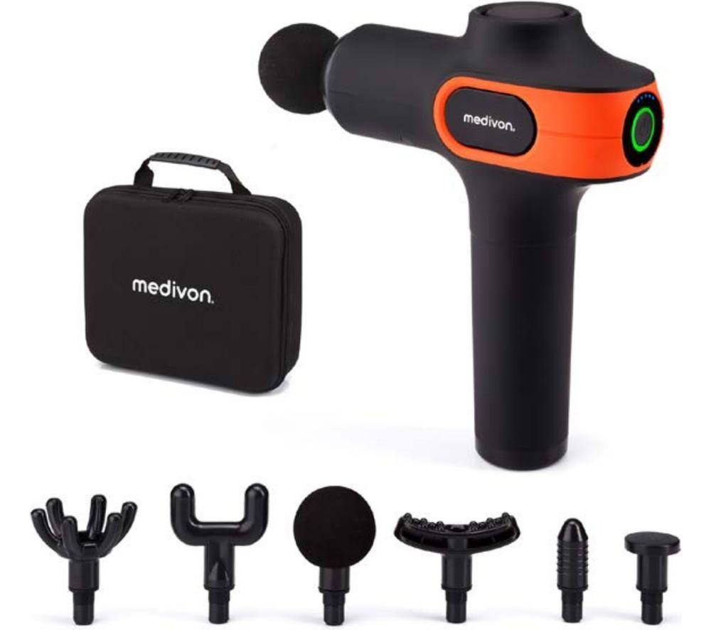 MEDIVON Vital Body Massage Gun - Black & Orange image number 4 of 7