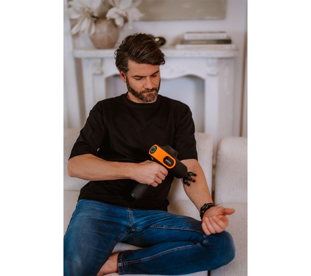 MEDIVON Vital Body Massage Gun - Black & Orange image number 5 of 7