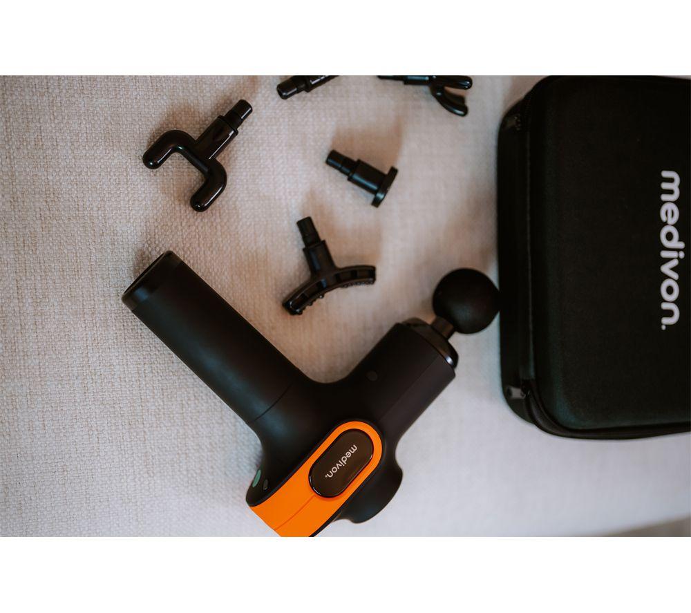 MEDIVON Vital Body Massage Gun - Black & Orange image number 7 of 7