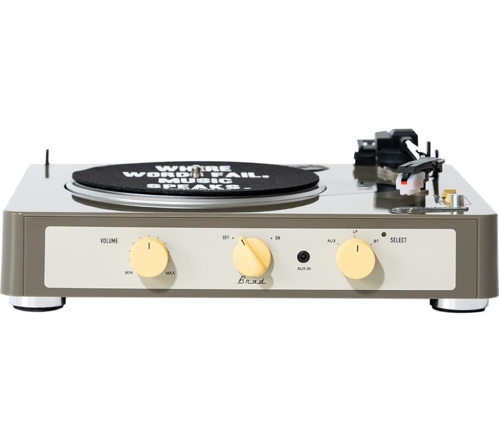 GADHOUSE Brad Retro MKII Belt Drive Bluetooth Turntable - Grey image number 5 of 10