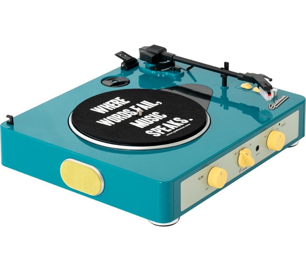 GADHOUSE Brad Retro MKII Belt Drive Bluetooth Turntable - Green image number 2 of 10