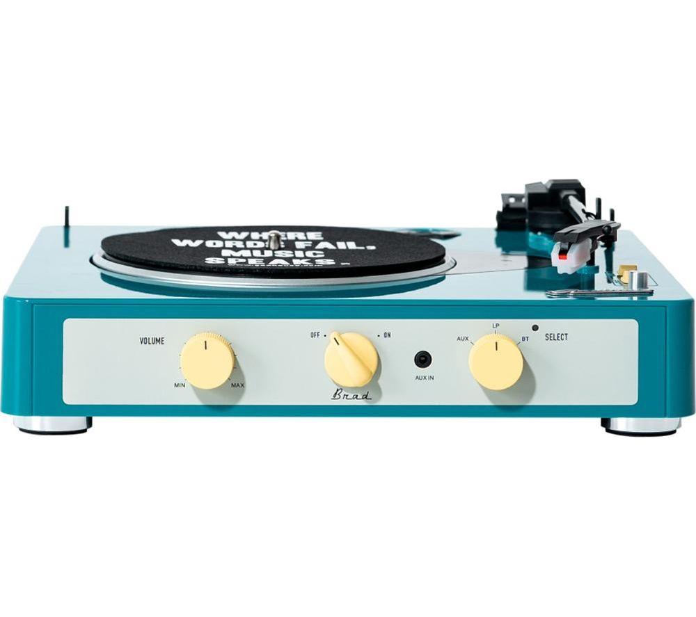 GADHOUSE Brad Retro MKII Belt Drive Bluetooth Turntable - Green image number 3 of 10