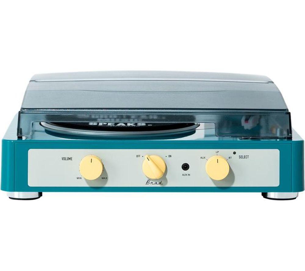 GADHOUSE Brad Retro MKII Belt Drive Bluetooth Turntable - Green image number 5 of 10