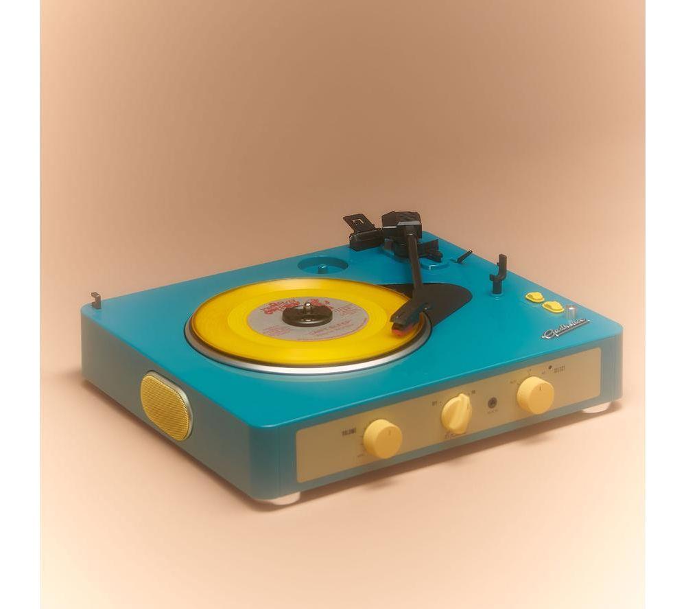 GADHOUSE Brad Retro MKII Belt Drive Bluetooth Turntable - Green image number 8 of 10