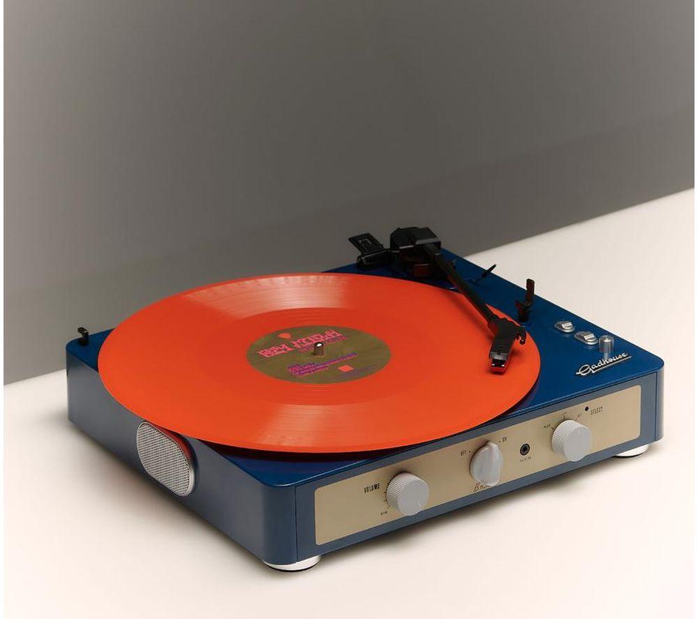 Buy GADHOUSE Brad Retro MKII Belt Drive Bluetooth Turntable - Navy