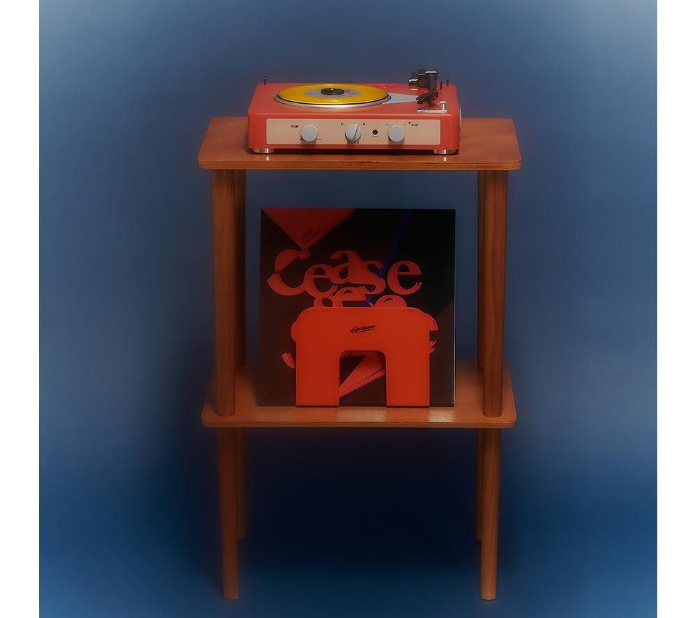 GADHOUSE Brad Retro MKII Belt Drive Bluetooth Turntable - Tangerine image number 9 of 9