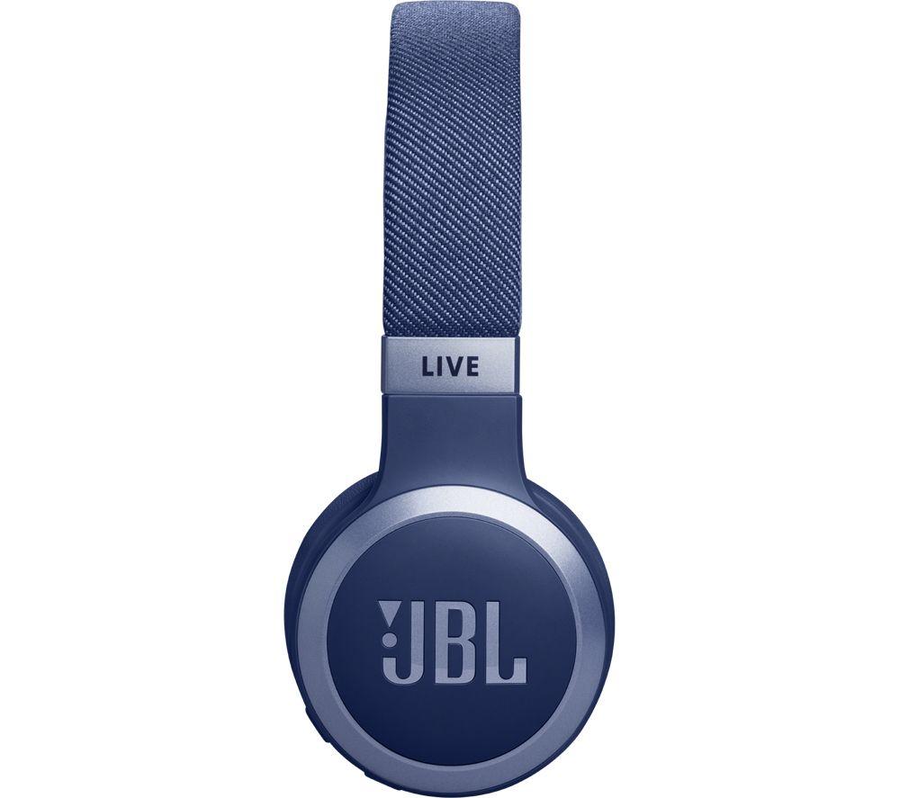 JBL Live 670NC Wireless Bluetooth Noise-Cancelling Headphones - Blue image number 3 of 7