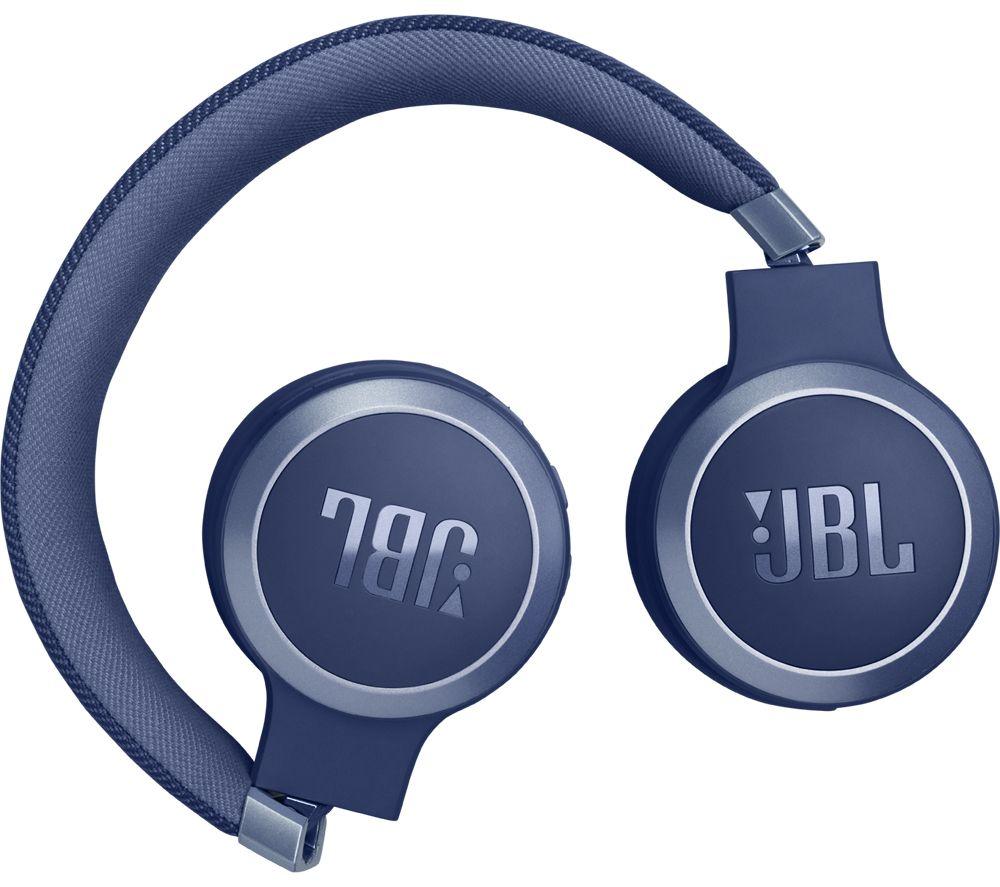 JBL Live 670NC Wireless Bluetooth Noise-Cancelling Headphones - Blue image number 4 of 7