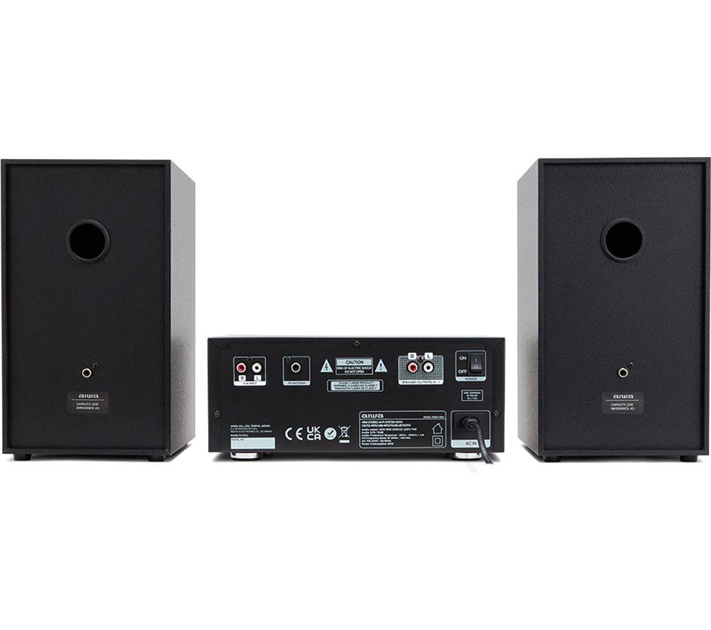 AIWA MSBTU-500 Bluetooth Mini Hi-Fi System - Black image number 3 of 6