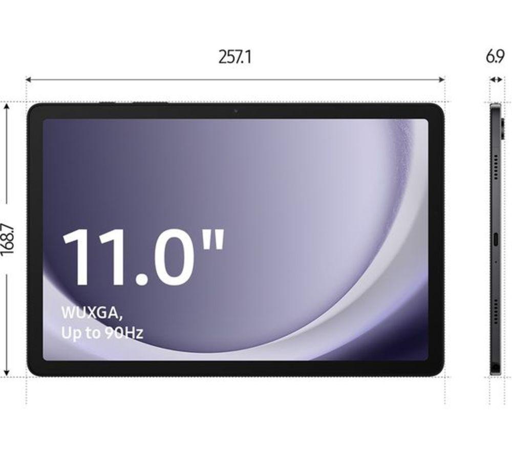 SAMSUNG Galaxy Tab A9+ 11" 5G Refurbished Tablet - 128 GB, Graphite (Excellent Condition) image number 3 of 11