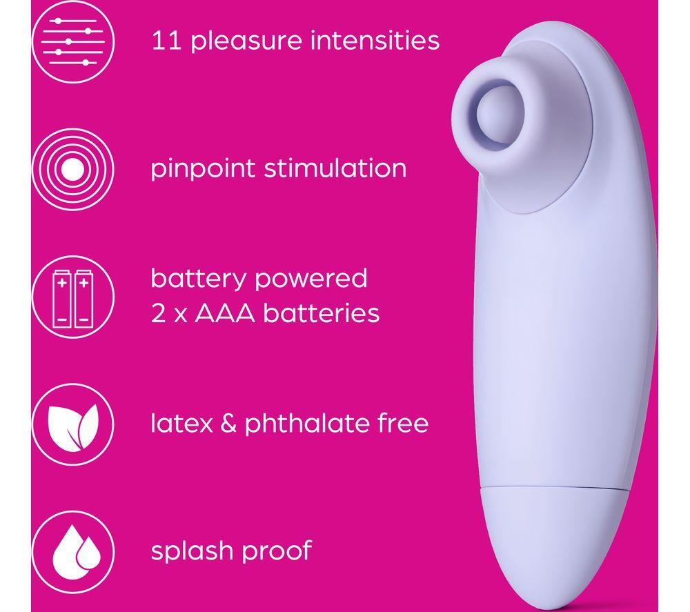 SO DIVINE Pearl Clitoral Pleasure Stimulator - Light Purple image number 2 of 4