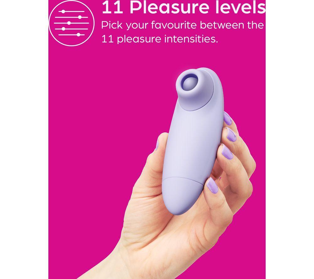 SO DIVINE Pearl Clitoral Pleasure Stimulator - Light Purple image number 3 of 4