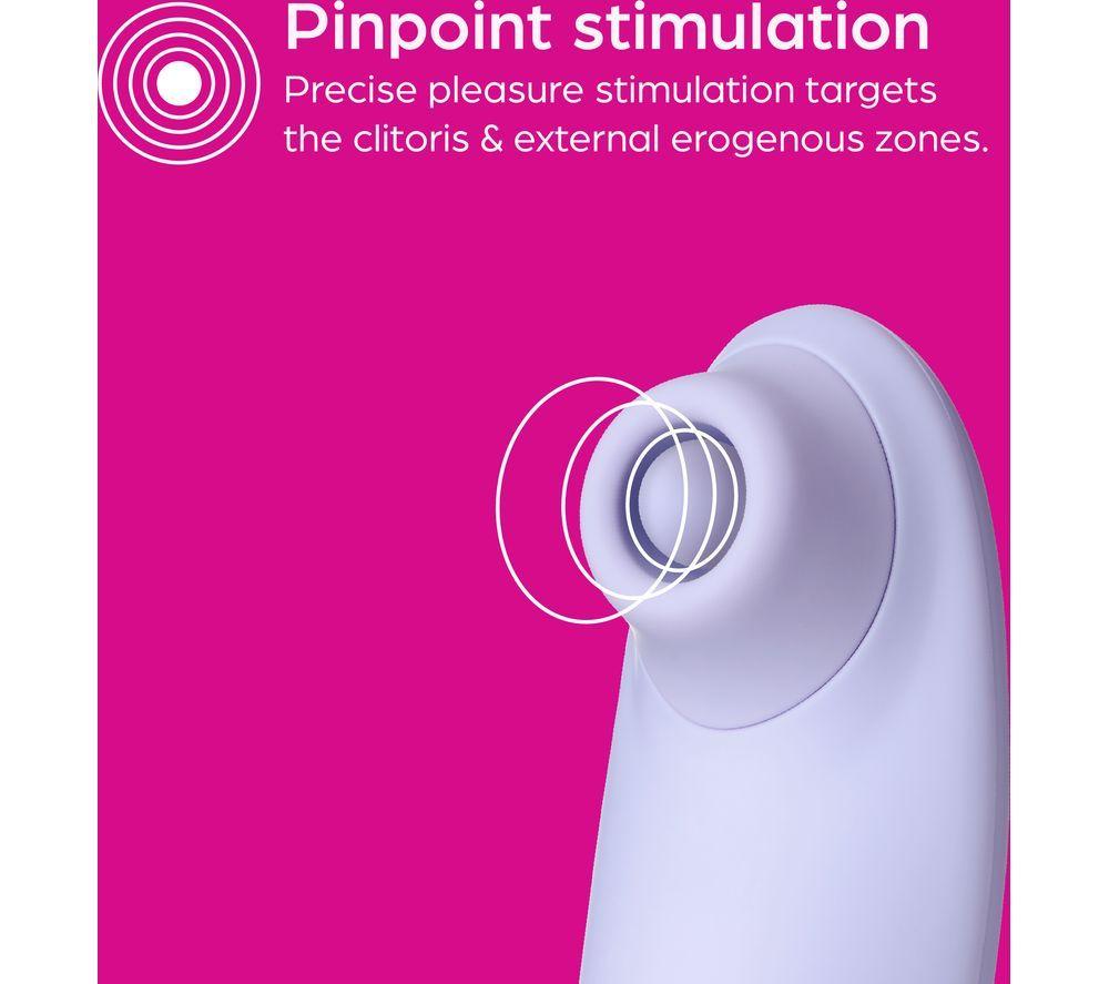 SO DIVINE Pearl Clitoral Pleasure Stimulator - Light Purple image number 4 of 4