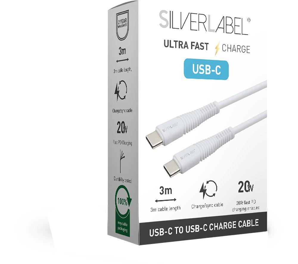 SILVERLABEL USB Type-C Cable - 3 m, White image number 8 of 10
