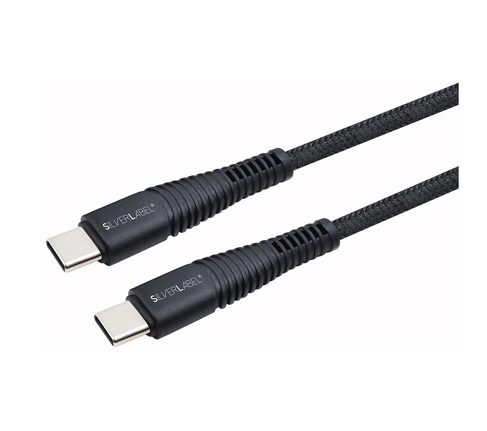 SILVERLABEL Braided USB Type-C Cable - 2 m, Black image number 2 of 7