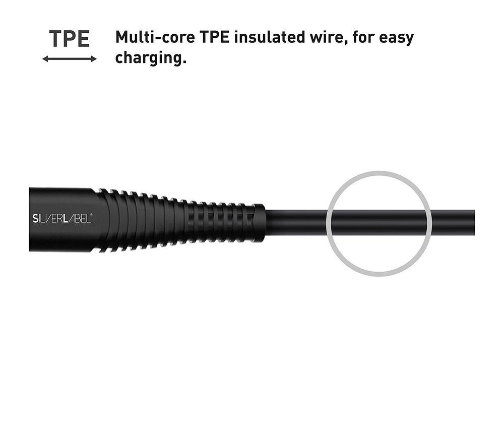 SILVERLABEL USB Type-C Cable - 3 m, Black image number 4 of 7