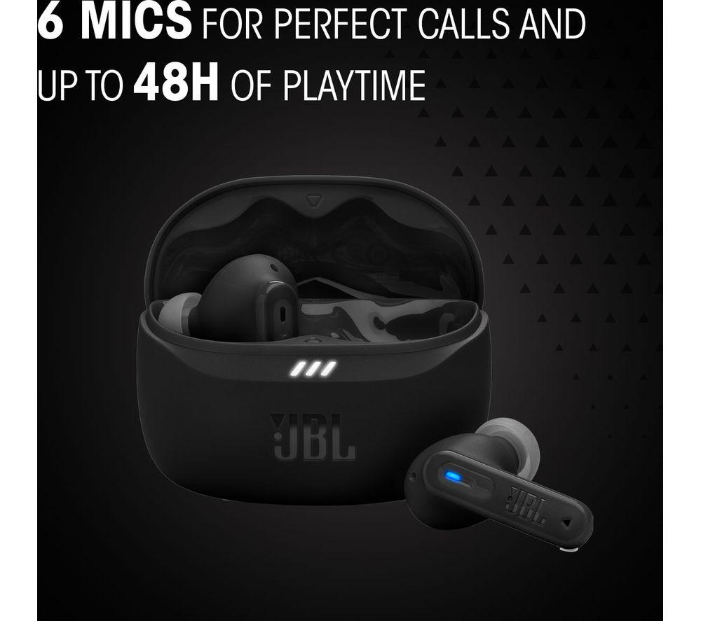 JBL Tune Beam 2 Wireless Bluetooth Noise-Cancelling Earbuds - Black image number 8 of 10