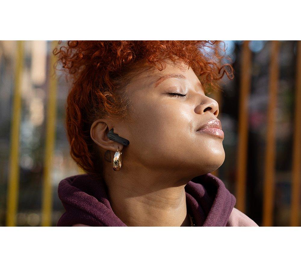 JBL Wave Flex 2 Wireless Bluetooth Earbuds - Black image number 8 of 10