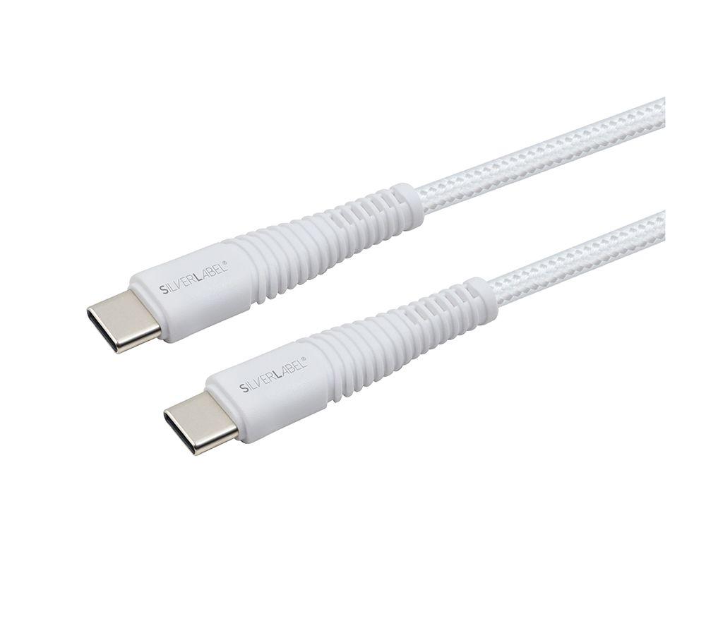 SILVERLABEL 30280SL08 USB Type-C Cable - 2 m, White image number 2 of 7