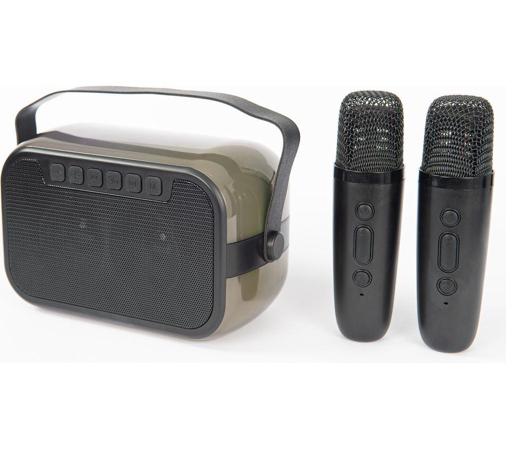 EASY KARAOKE EKS221BT Portable Bluetooth Karaoke System - Black image number 3 of 4