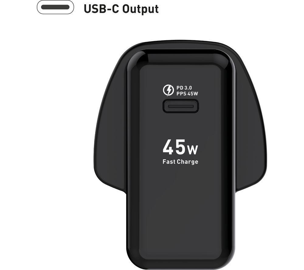 SILVERLABEL 29431SL10 45 W Universal USB Type-C Charger - Black image number 5 of 7