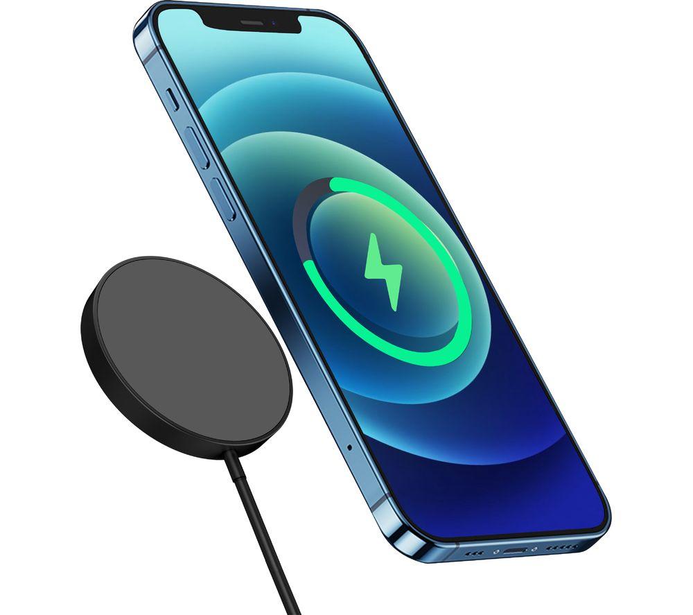 SILVERLABEL 30191SL51 15 W Magnetic Wireless Charger - Black image number 2 of 10