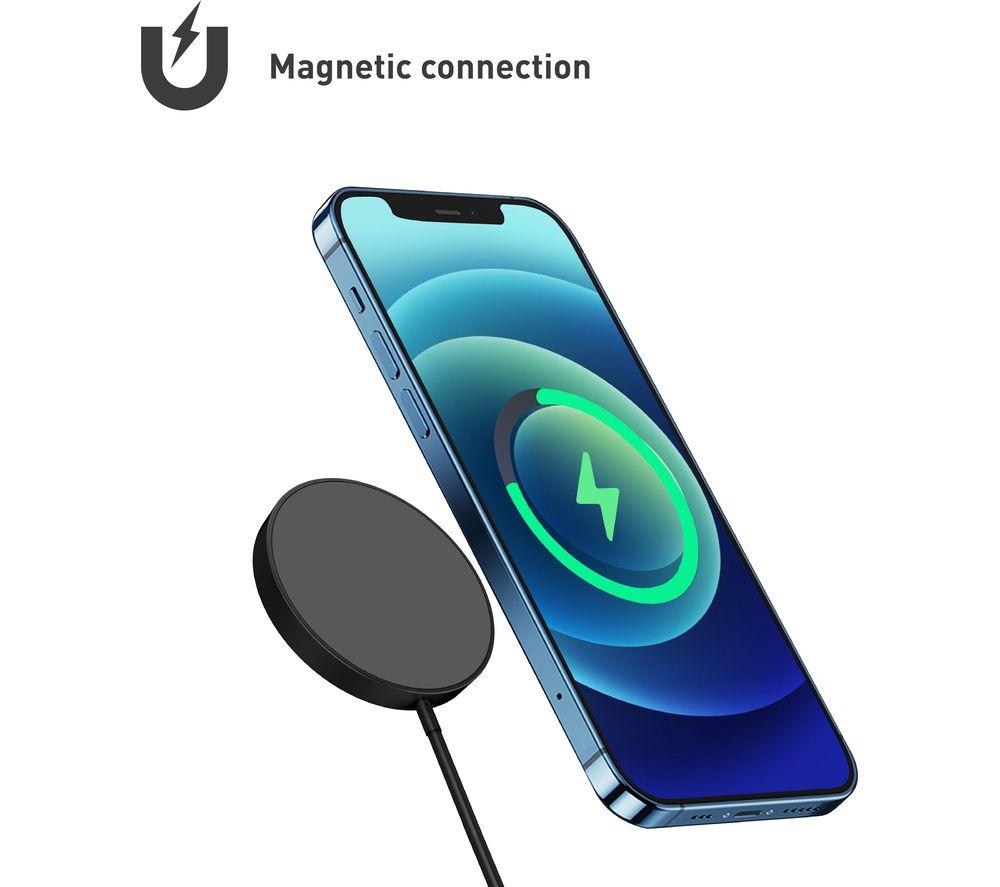SILVERLABEL 30191SL51 15 W Magnetic Wireless Charger - Black image number 6 of 10