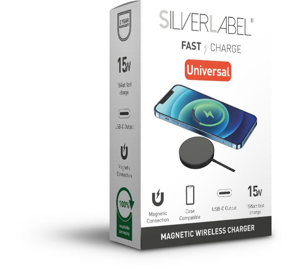 SILVERLABEL 30191SL51 15 W Magnetic Wireless Charger - Black image number 9 of 10